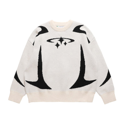 Stylischer Strickpullover