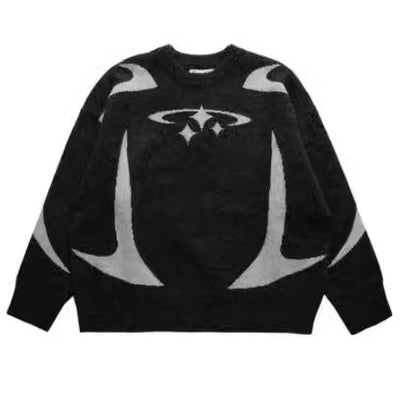 Stylischer Strickpullover